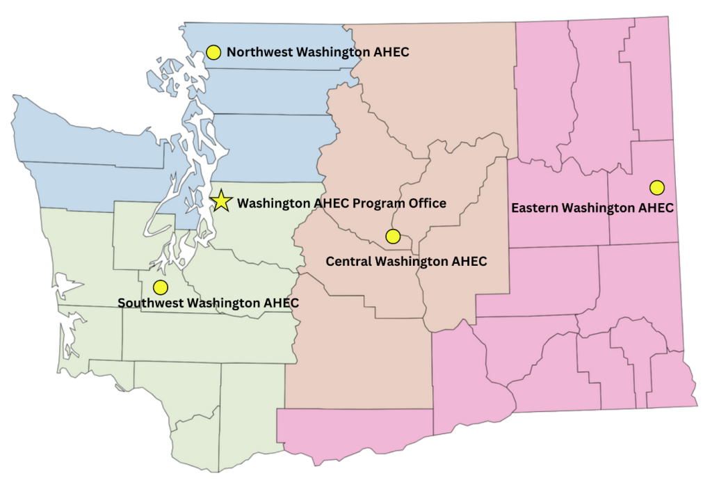 Map of centers